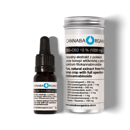 Olej 10% CBG+CBD GOLD 10ml