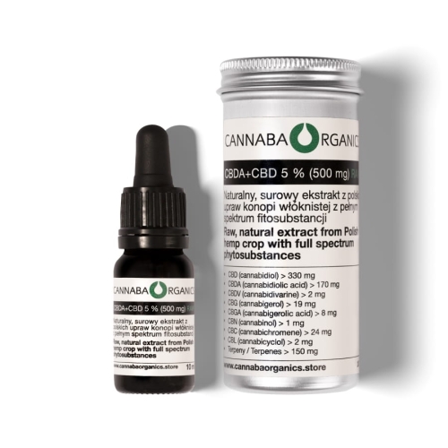 5% CBDA+CBD RAW 10ml