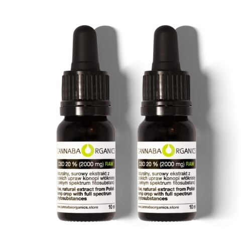 Olej 20% CBD (2000 mg/10 ml) z chlorofilem