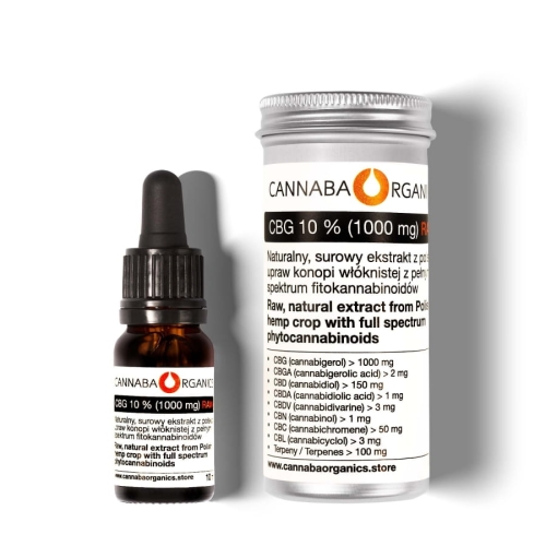 Olej 10% CBG RAW 10ml