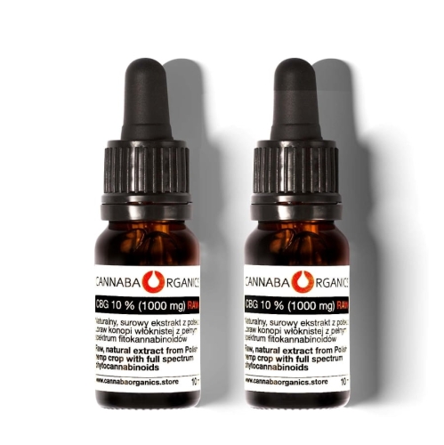 Olej 10% CBG (1000 mg/10 ml) z chlorofilem