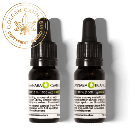 Olej 10% CBD (1000 mg/10 ml) z chlorofilem