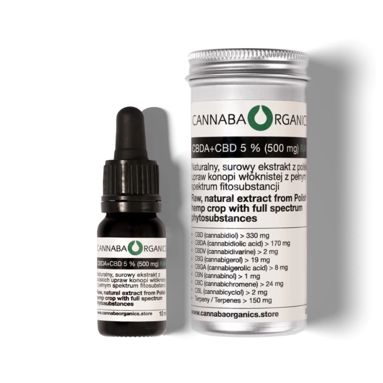 5% CBDA+CBD RAW 10ml