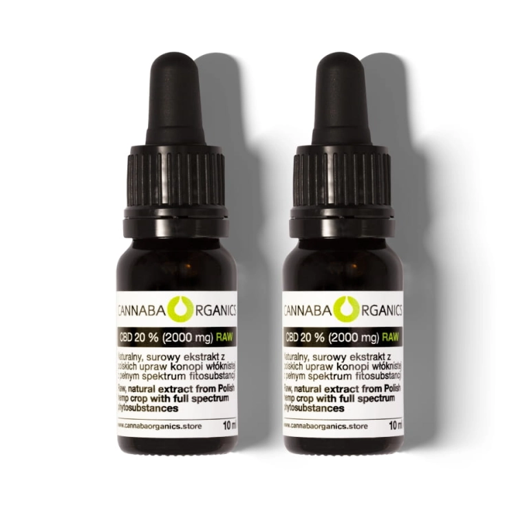 Olej 20% CBD (2000 mg/10 ml) z chlorofilem