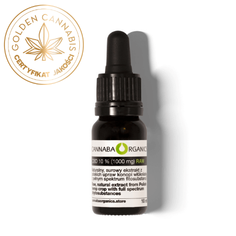 Olej 10% CBD (1000 mg/10 ml) z chlorofilem
