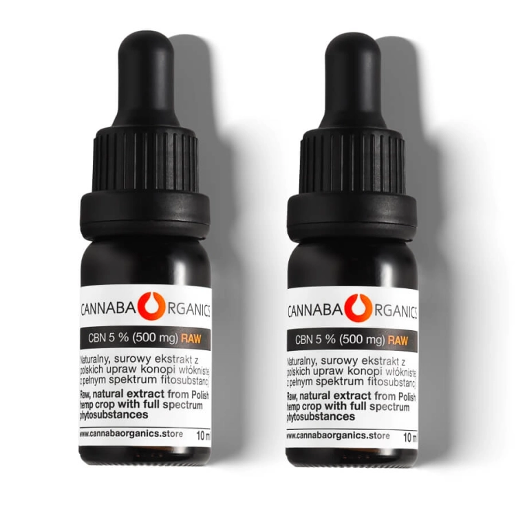 Olej 5% CBN (500 mg/10 ml) z chlorofilem